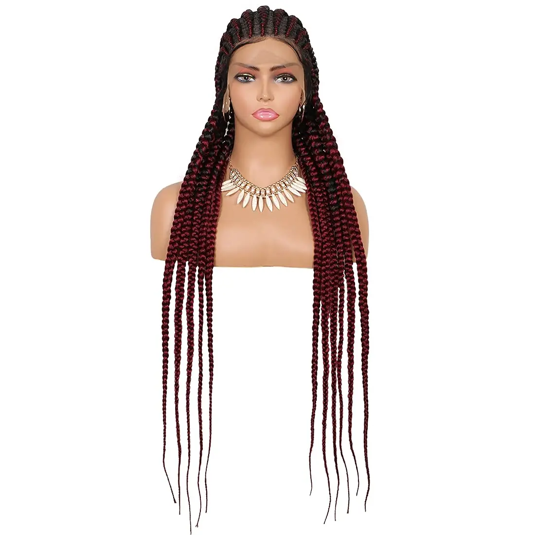 Бесплатная доставка Плетеный парик Hd ручной работы без клея оптом