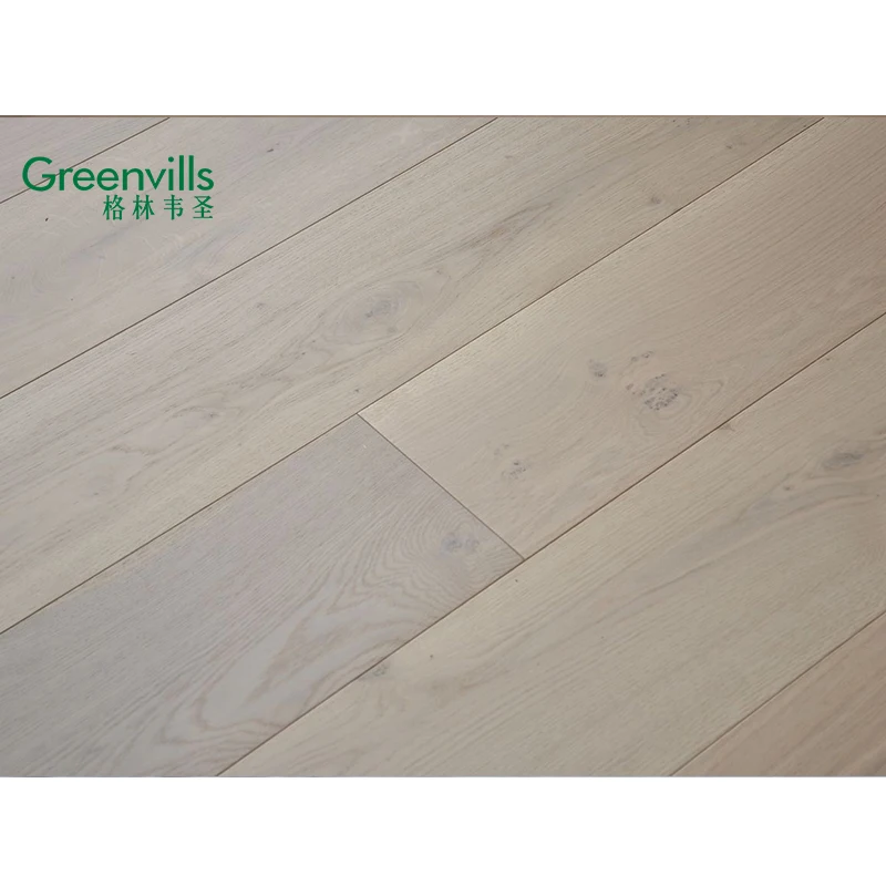 190mm wide engineered white oak flooring, hot sale in USA factory price solid oak veneer multiply wooden flooring