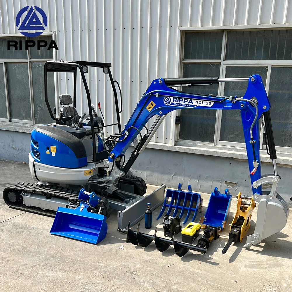 CE Euro 5 EPA Approved Widely Used Mini Excavator 2 T 3 Ton Digger Excav Factory Seller