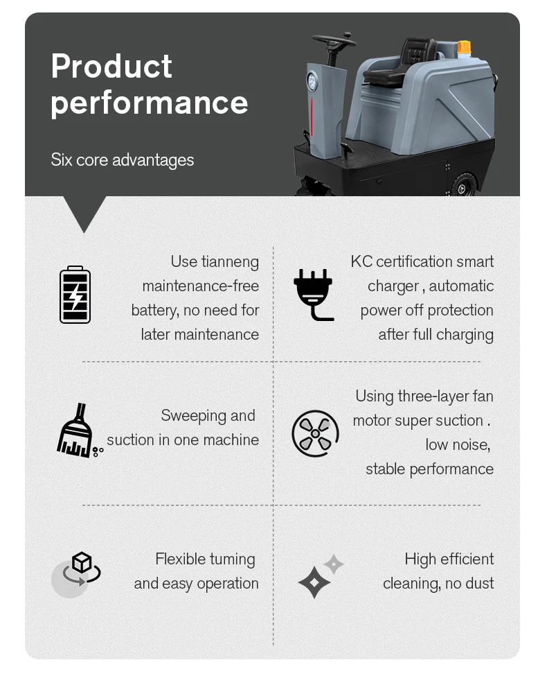 High Performance Durable Small Road Sweeper