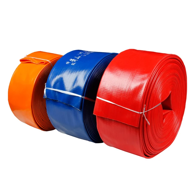 Customize Large Diameter 12 inch flexible PVC lay flat Double Wall Corrugated Drain hose