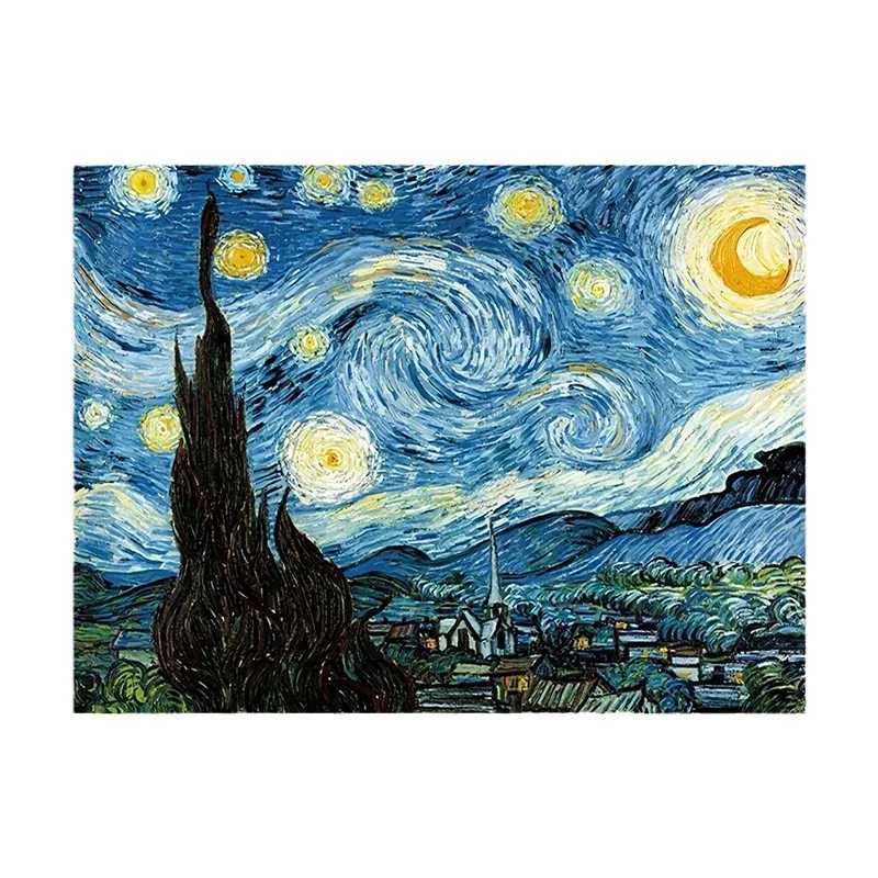 Fast Delivery Van Gogh Famous Painting Series Canvas Painting Living Room Bedroom Porch Hanging Oil Painting