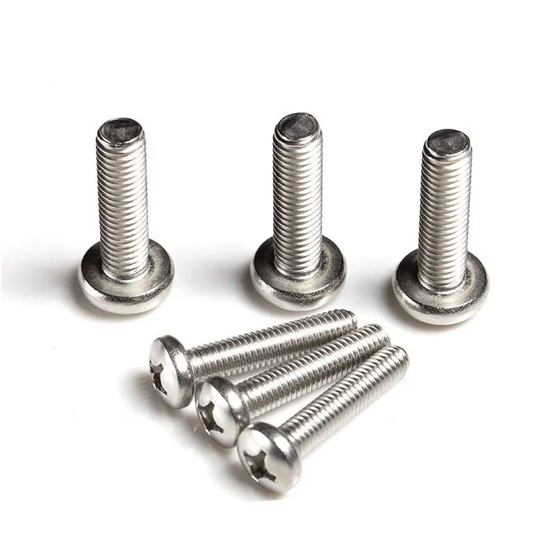 
Factory Direct Sales 304 stainless steel round wafer truss head self drilling screws 