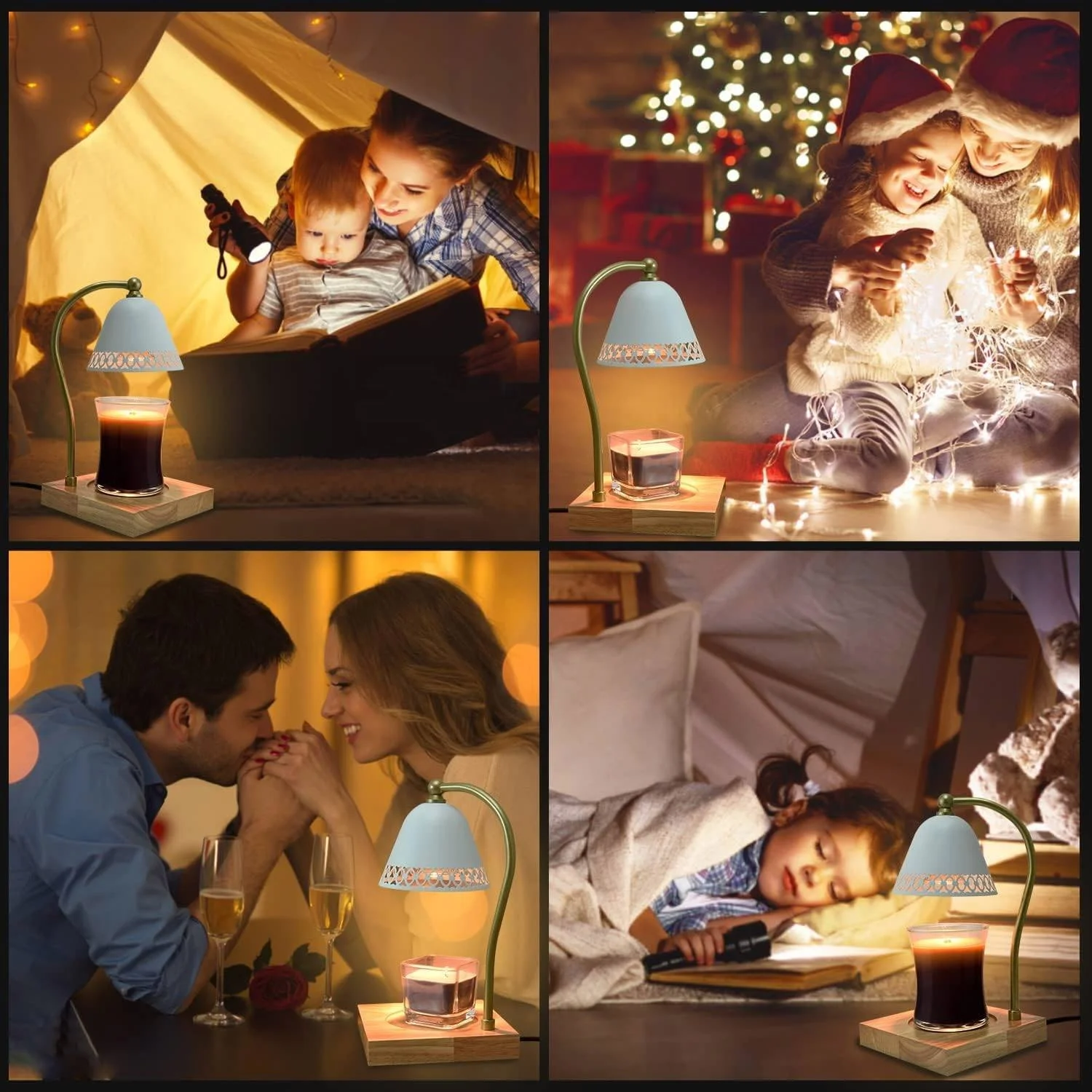 Dimming Electric Top Candle Premium Romantic Candle Warmer Lamp