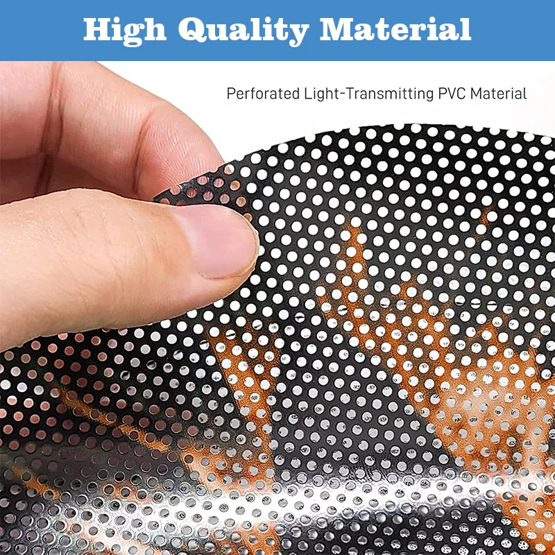 2Pcs Beast Eyes Headlight Decals 3D Eyes Car Stickers Round Headlight Decal for Truck Car Body Window Bumper