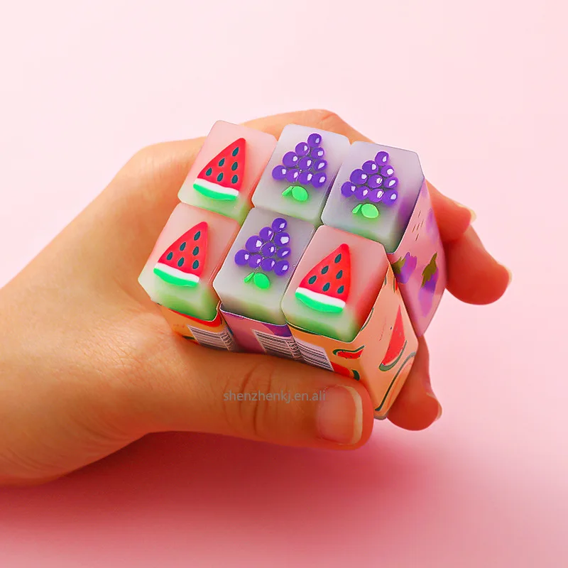 Hot sale High Quality Creative Fruit Erasers Cartoon Cute Erasers Children Gift School Stationery and Office Supplies