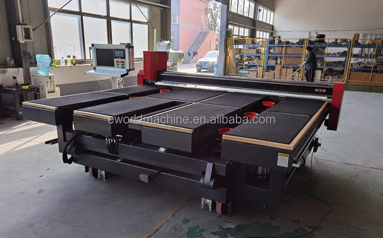 CNC Integrated All-in-one Glass Cutting and Slicing Machine Under Four-wheel Drive High-speed Cutting