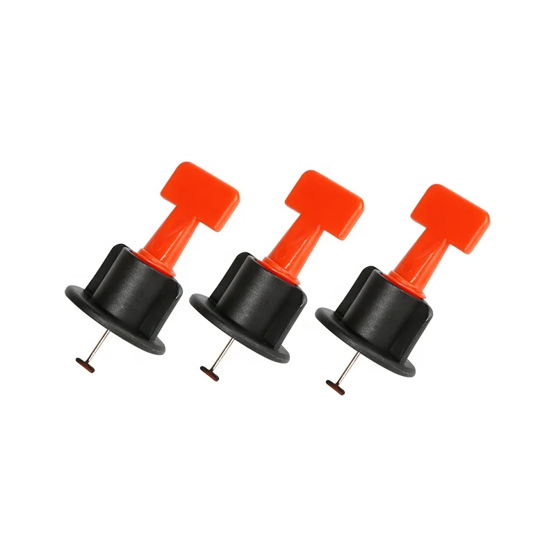 100pcs Removable Tile Leveling System Reusable T-lock leveler Spacer Changing Needles