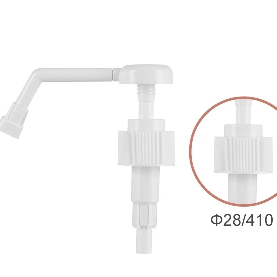 New custom 28/410 long rod cosmetic lotion pump alcohol free sample lotion spray pump head