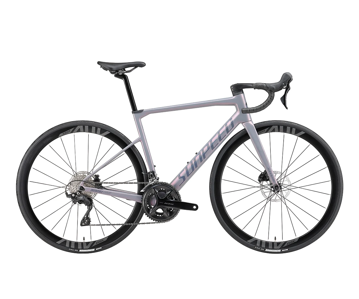 SUNPEED полностью из углеродного волокна велосипед с Shimano R7120 2*12 скоростной выносливость шоссейный