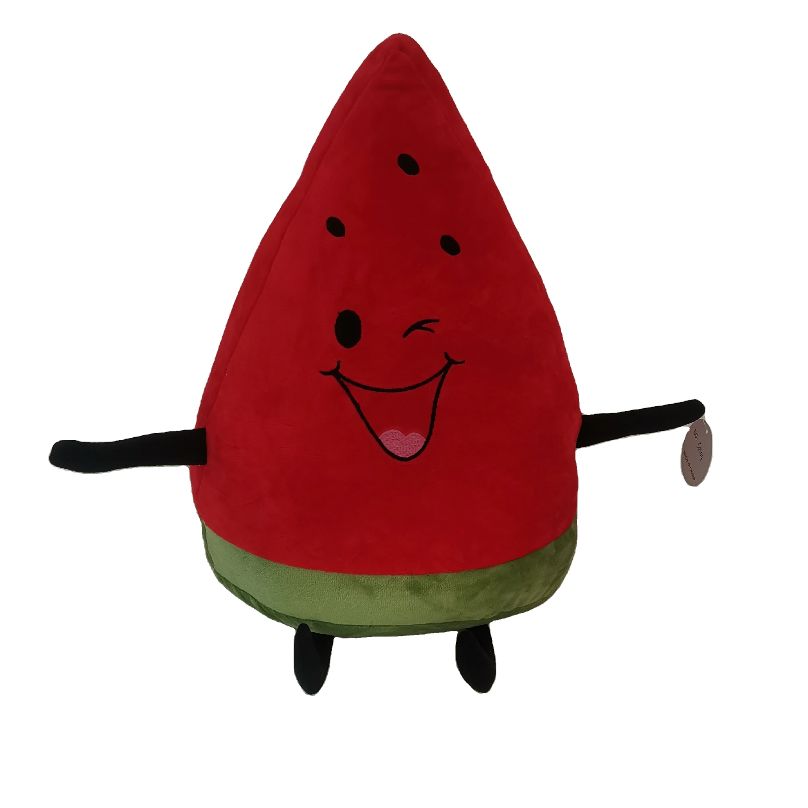 Wholesale Custom High Quality Cute Soft Cartoon Hugging Fruit Watermelon Plush Toys