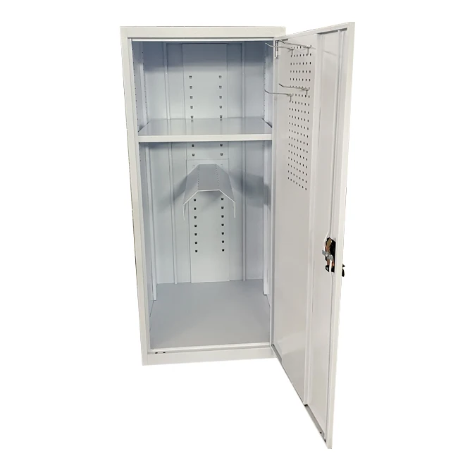 Large Lockable  Metal Horse Equipment Storage Saddle Tack Cabinet White Saddle Locker
