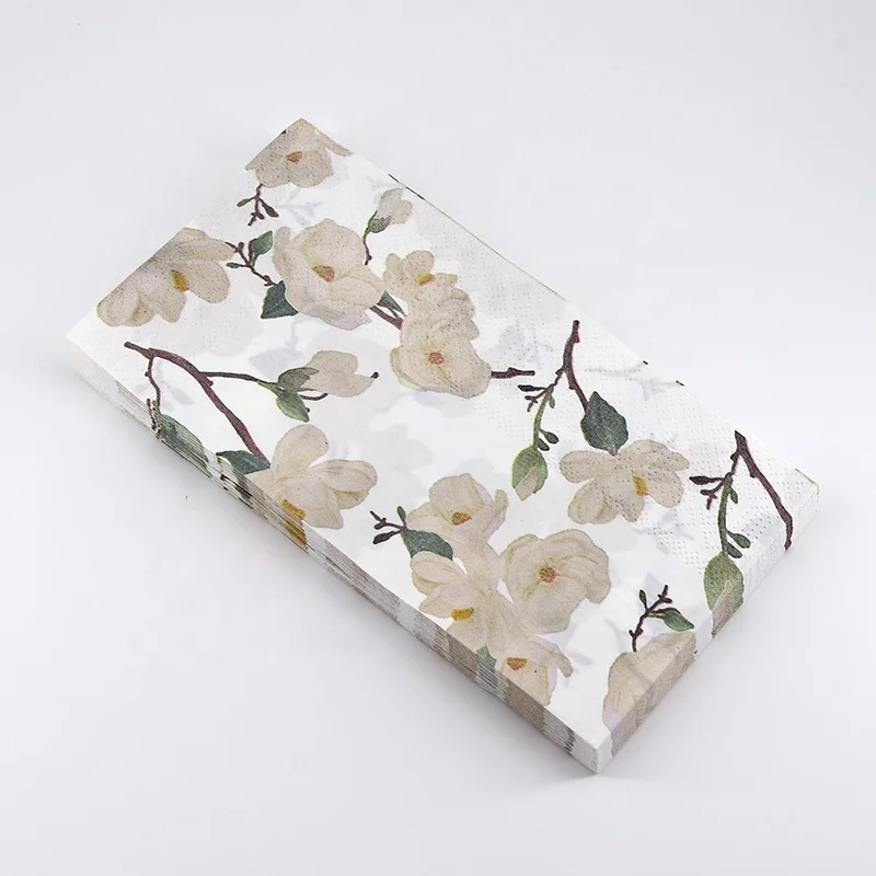 Custom Printed 3ply Pure Cellulose Cocktail Napkin Luncheon Napkin Dinner Napkin