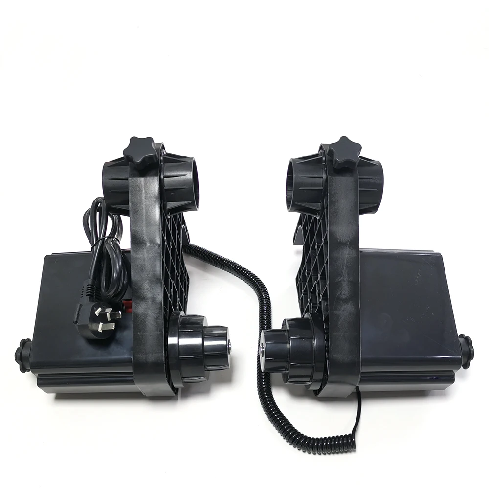 high quality Automatic Media paper double power Take Up Reel System roller