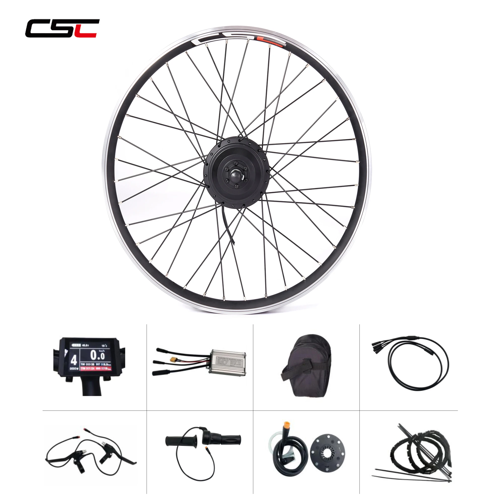 Waterproof electric bicycle kit 36V 250W 350W 500W brushless gear hub motor for front or rear wheel conversion e bike kits