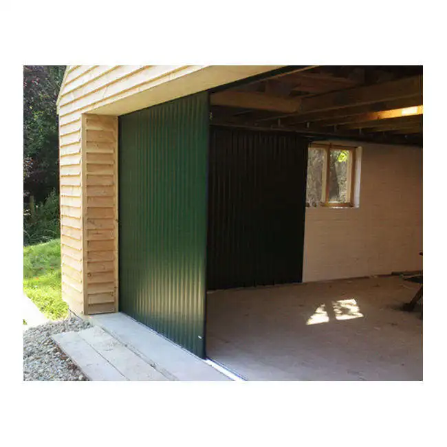 Ikealuminum 2024 Wholesale automatic sliding garage door garage door 16x7 garage door sliding