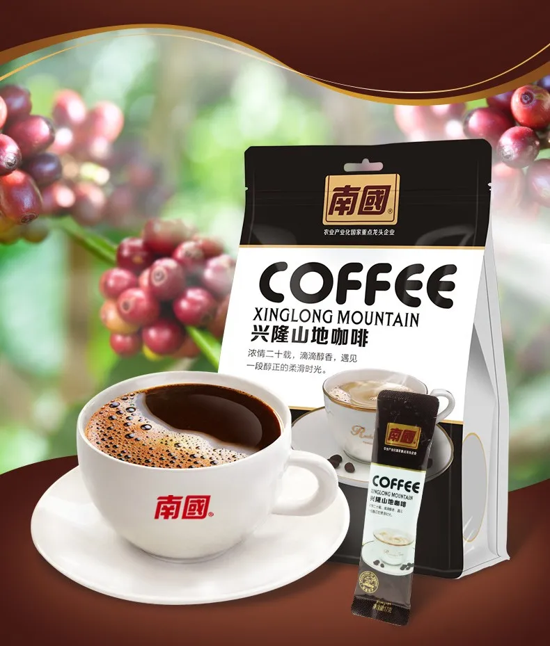 Elegant Delicate white coffee powder 3 in 1 340g