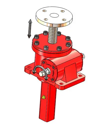Acme electric and manual  worm gear screw  jack lift manufacturer