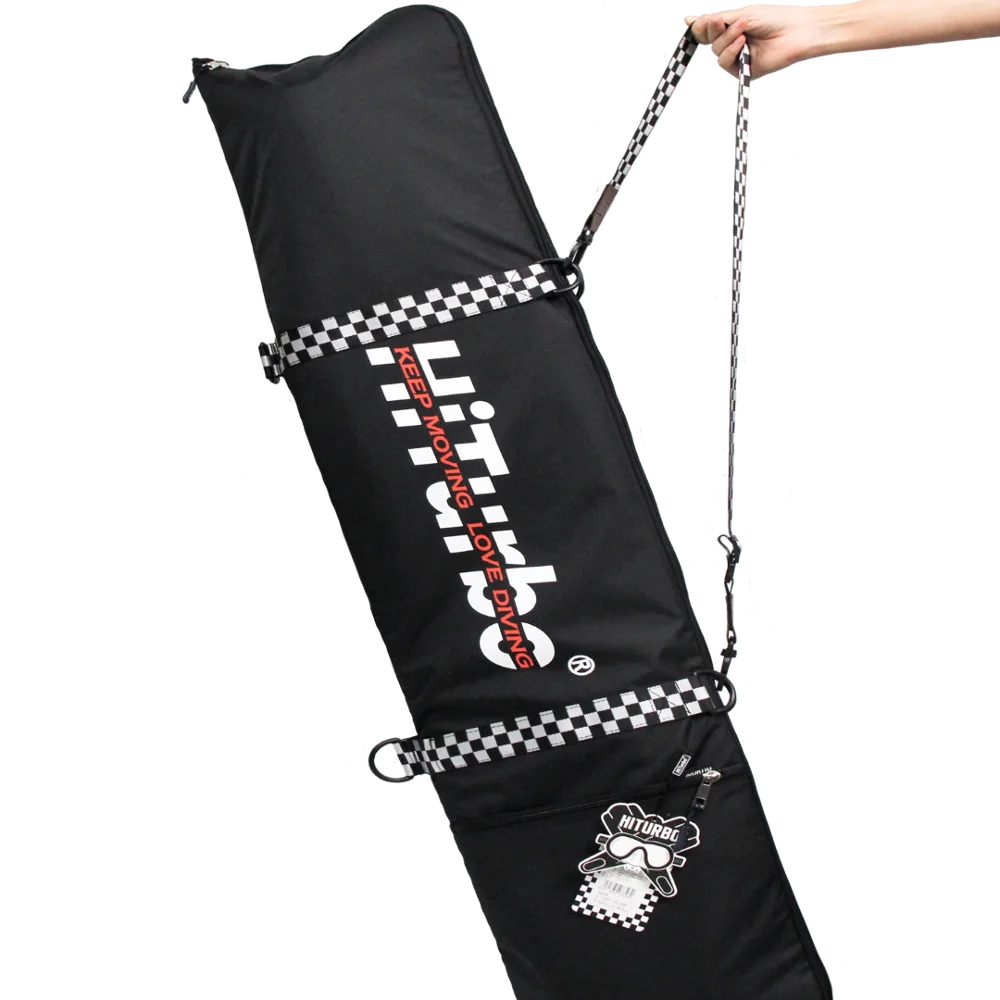 Hiturbo free diving equipment swim fins storage bag daily Easy Carry portable equipment package 2 strap backpack