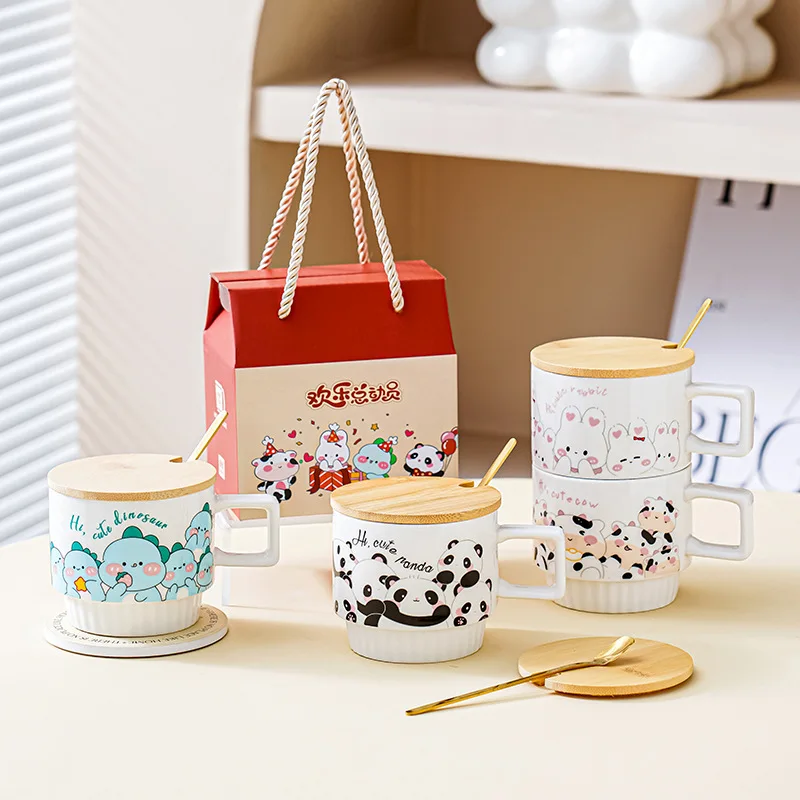New Nordic Vintage Design Ceramic Mug Set Eco-Friendly Simple Couple Pair with Embossed Pattern for Coffee and Drinkware