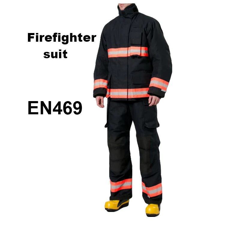 EN469 ARAMID ANTI-FIRE SUIT FOR FIRE FIGHTING CLOTHING