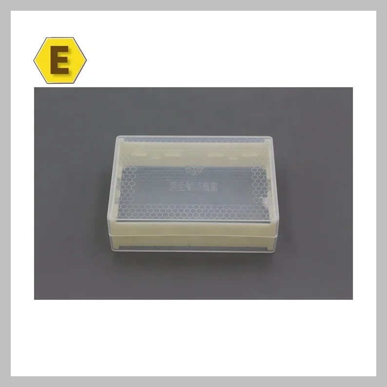500g translucent plastic honey cassettes honey comb boxes for sale