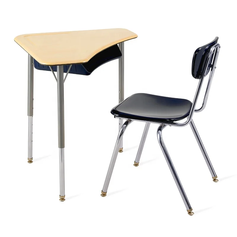 Multi Purpose Use Combination School Desks University Meeting Room Furniture Adjustable Student Chair and Table Sets