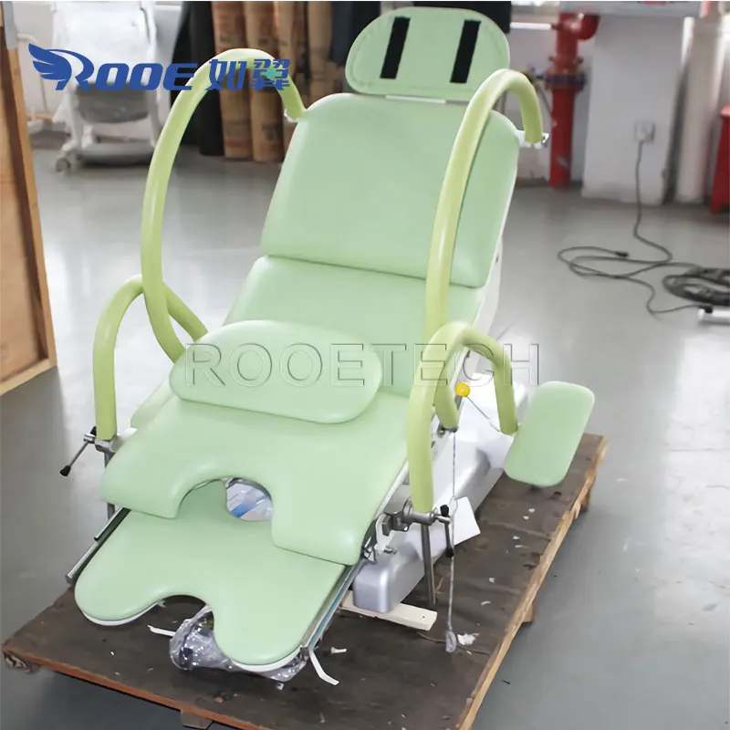Gyno and Obstetrics Electric Gynecological Examination Chairs of Gynecology with Filth Basin and Arm Board Adjust