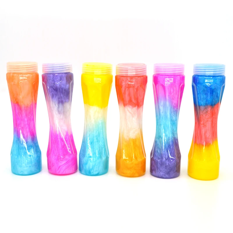 Factory Direct Sale Rainbow Glitter Slime Milk Super Ooze Cleaning Keyboard Slime glue