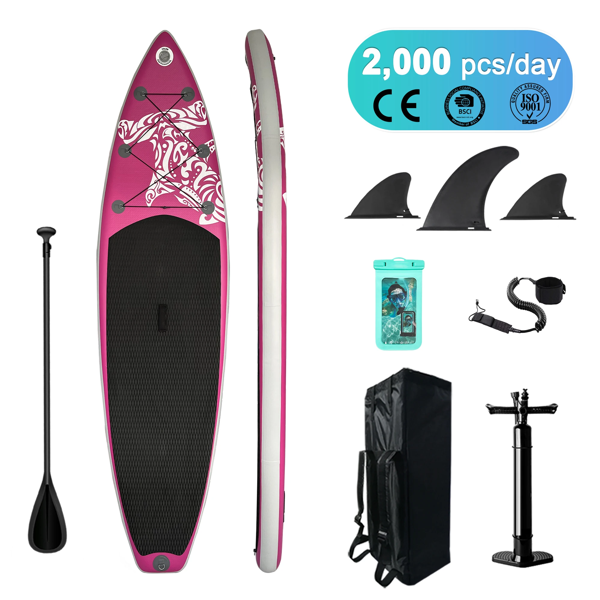 Factory manufacturer paddle surf board inflatable alaia fanatics wakeboard board for sale