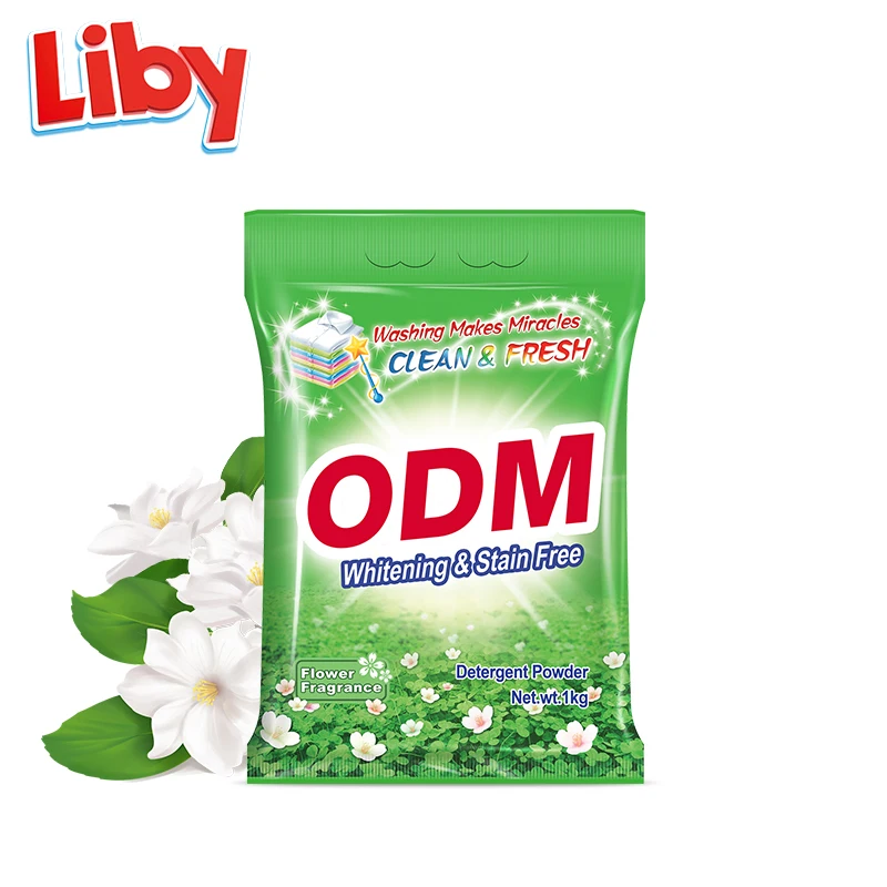 Liby Grepower omo Factory Bulk Washing Powder 20kg Detergent En Polvo Laundry Detergente China Manufacture