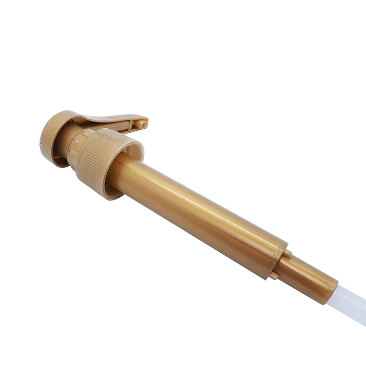 Hot Sale Plastic 28/400 28/410 Gold Sauce Syrup Pump Dispenser for Bottles