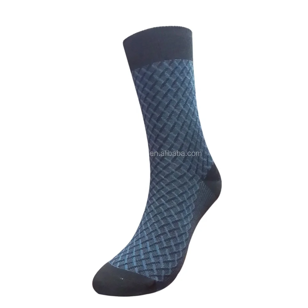 Custom men socks rota 100 pure cotton eco friendly viscose bamboo business dress socks for men