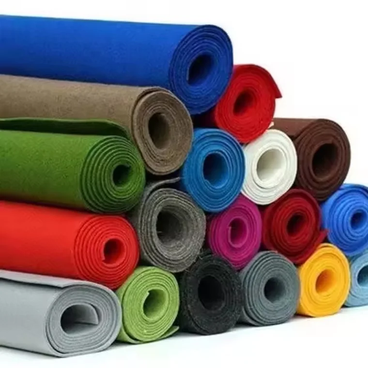 Aramid Fiber Felt Aramid Nonwoven Fabric Wool Polyester Viscose Blend Felt Fabric For Industry