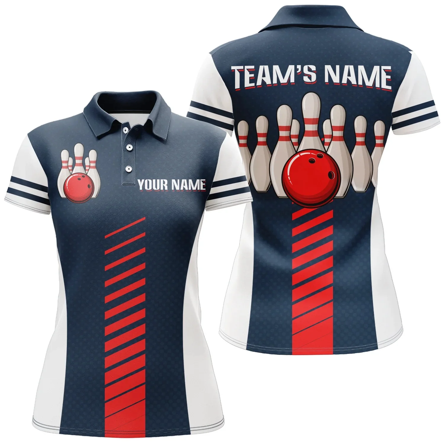 Custom Sublimated Personalized Team Logo Bowling Shirts Jersey