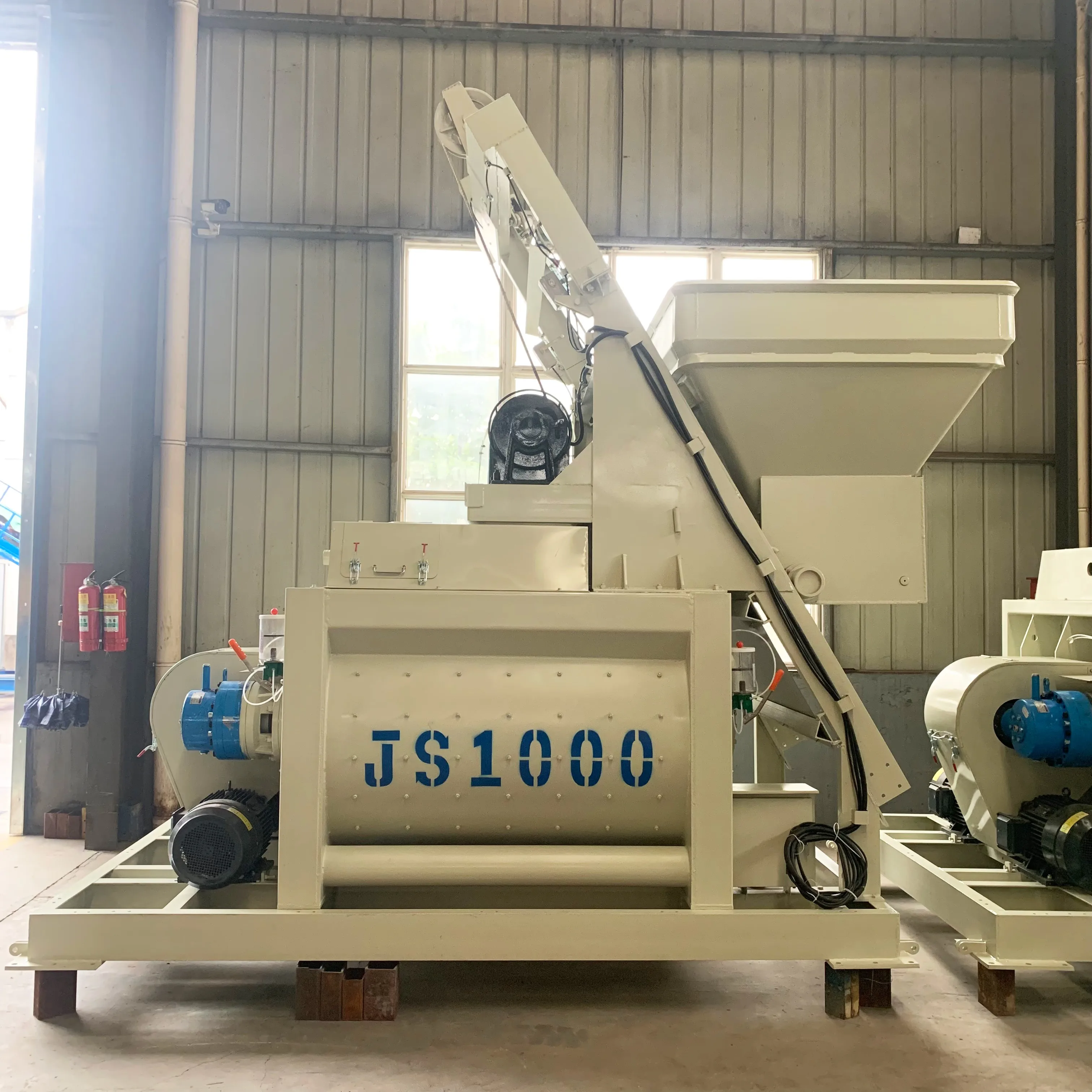 JS1000 Бетономешалка для минометной производственной линии полностью автоматический смесительный конвейер