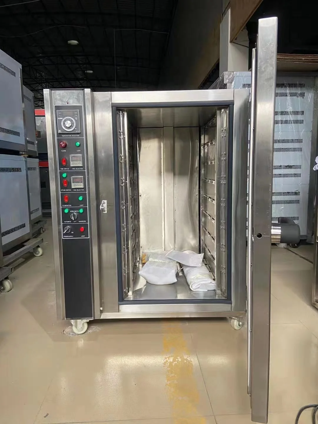 Hot Selling Baking Equipment Electric Bread Convection Oven Automatic Stainless Steel 5/8/10 Tray Hot-air Convection Oven