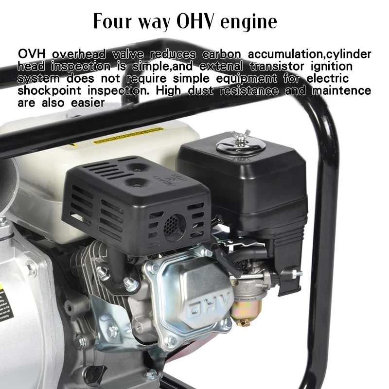Pumping machine farm irrigation high head engine 2 3 4 inch small self-priming pump portable diesel gasoline motor pump