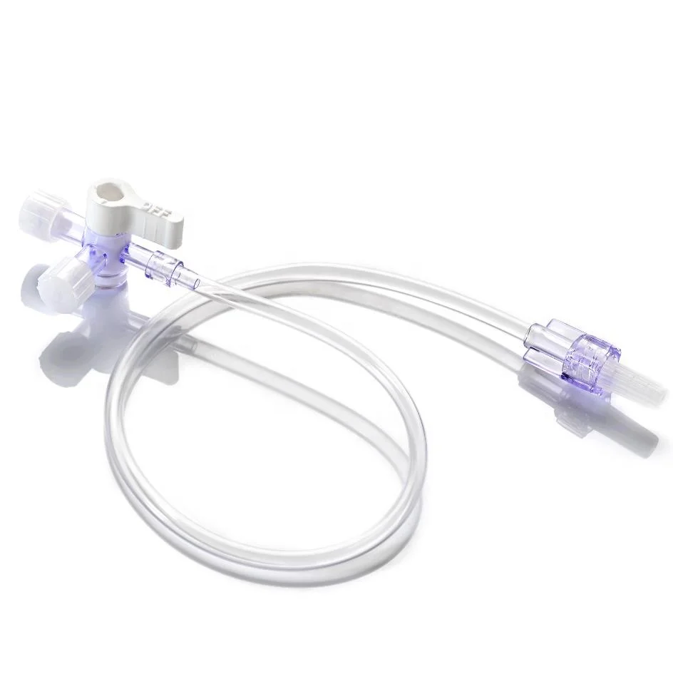 Medical Surgical Consumables Check Valves Contrast Media Syringes Extension Line with CE