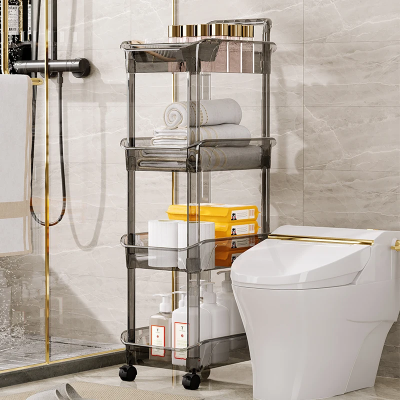Kitchen Storage holders Multiple Layers Movable Racks Storage Cart Multi-purpose Trolley Home Use Kitchen Storage Cart