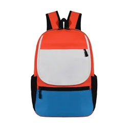 2022 Custom Backpack Manufacturer Patchwork Color Kids BTS School Backpack Bag Sublimation Custom Backpack blank
