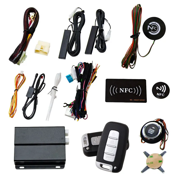 Car engine push start button  RFID ENGINE LOCK IGNITION STARTER  KEYLESS ENTRY KEYLESS GO PUSH BUTTON ENGINE START STOP