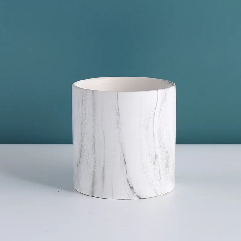 Garden Supplies Manufacturer ceramic cute flower pots unique design bulk stacked ring bubble spiral circle round planter pot