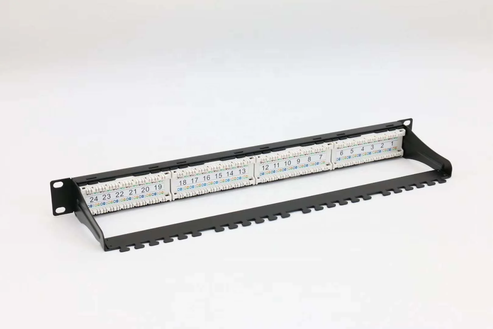Cat6 UTP 24 порта патч-панель для rj45 модульный