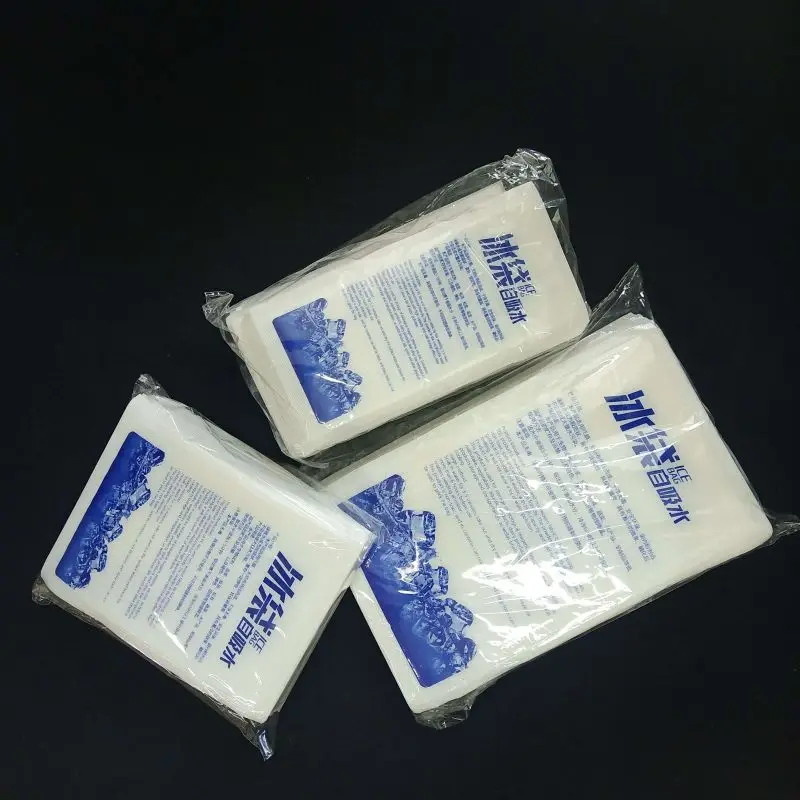 Single Packs Dry Ice Pack Sheets for Shipping Frozen Food Cooler Cold Pack for Lunch Bag Box Reusable Freezer Block Ice sheet