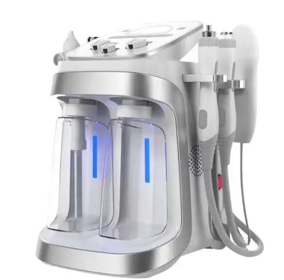 
2020 New product portable 6 in 1 Beauty equipment facial care oxygen small bubble machine Oxygen Jet peel equipment 