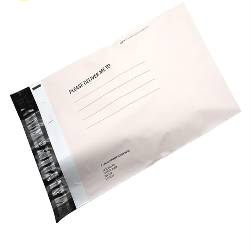 Express Biodegradable Plastic Packaging Polymailer Pink Bag For Clothes Custom Logo Print Poly Mailer Shipping Bag For Clothing