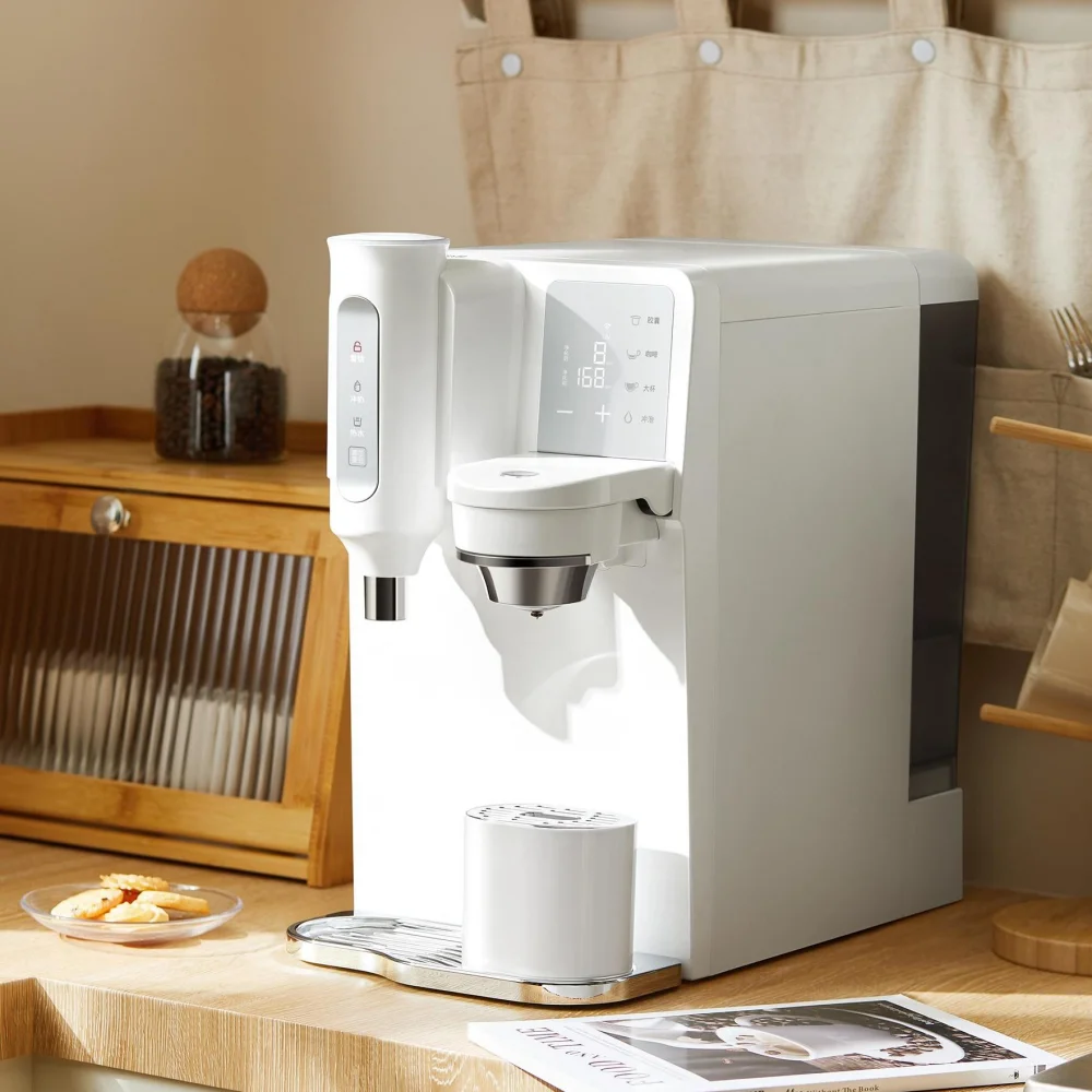 Household Kitchen Desktop Reverse Osmosis 75GPD Water Purifier Commercial Modern RO OEM Hot Water Filter Dispenser With TDS