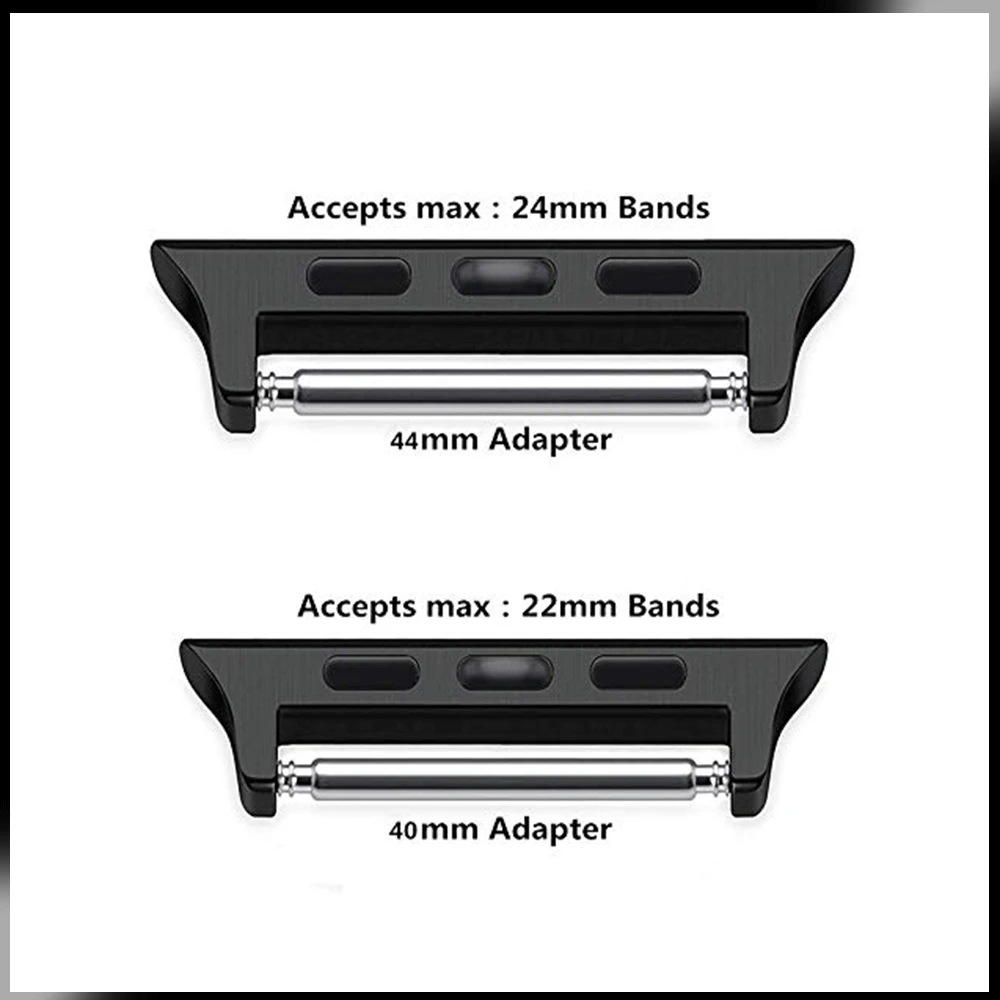 Stainless steel Adapter Connector For IWatch series 7 band Wholesale Adapter Connector 38/40mm 42/44mm