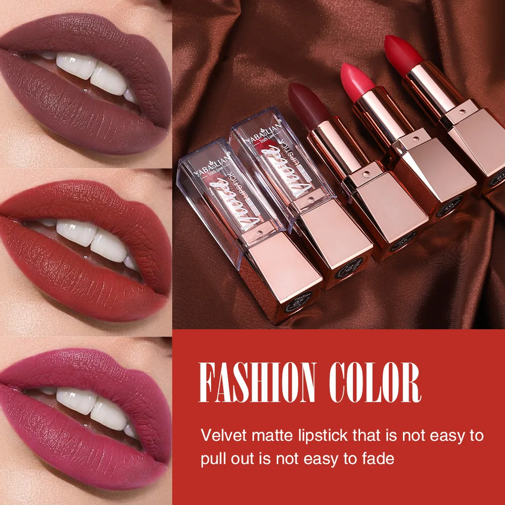 Lipstick Velvet Matte Moisturizing Lipstick Durable Brick Red Moisturizing Lipstick